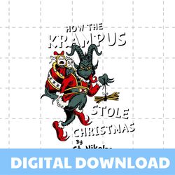 How The Krampus Stole Christmas St Nikolas PNG Download