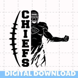 Chiefs Football Player SVG Digital Download