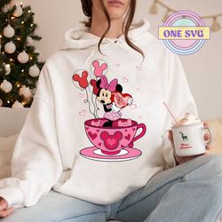 Minnie Disney Cup Valentine SVG