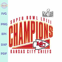 Super Bowl LVIII Champions Kansas City Chiefs SVG