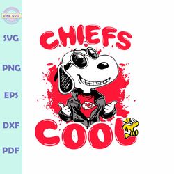 Snoopy Kansas City Chiefs Cool SVG