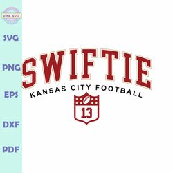 Retro Swiftie Kansas City Football 13 SVG
