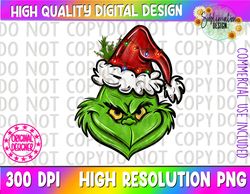 The Grinch Png  Whoville University Png Grinch Sublimation  The Grinch DTF Design The Grinch Digital download Christmas