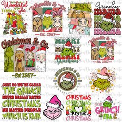 Christmas Stealer Bundle Svg, Merry Christmas Svg, Xmas Svg, Holiday Season Svg, Vintage Christmas Svg, Stole Christmas