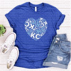 KC Heart svg-Royals svg-Baseball-Kansas City-PNG-Sublimation-Cut Files- Crown Town-Champions-World Series