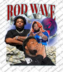 File ROD WAVE, Rod Wave Rap Hip Hop Tour, File Png Digital Download