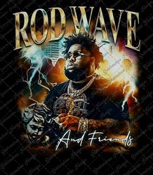 Rod Wave And Friend Png File, 90s Rap Music, Rapper Rod Wave Tour Design, File Png Digital Download