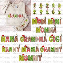Bundle Custom Mama Christmas Png, Chrismas Kids Png, Grandma Gift Png, Cute Christmas Girl Boy, Christmas Movie Png, Chr