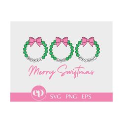 Merry Swiftmas Bracelet Tree PNG SVG | Swiftie Christmas Svg Png | Eras Christmas Svg Png | Merry and Bright Png | Eras Christmas Shirt PNG