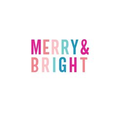 Merry and Bright SVG and PNG Image Files, Christmas svg, Holiday svg, Christmas png, Christmas Downloads, Holiday Clip Art, Christmas Phrase