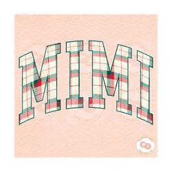 Mimi Christmas Plaid png-Retro Christmas png,Christmas sublimation,Christmas Mimi png,Trendy png,Tshirt Design,Digital Design,mimi png