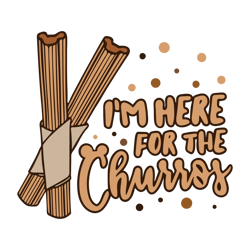 I'm Here For The Churros SVG, I'm Here For The Snacks, Family Vacation Shirt, Mouse Snacks svg File for Silhouette Cricu