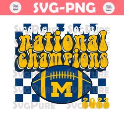 College Football National Champions 2023 SVG