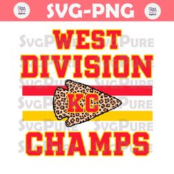West Division Champs Kansas City Svg Digital Download