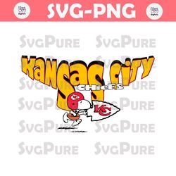 Kansas City Chiefs Snoopy Football Svg Digital Download