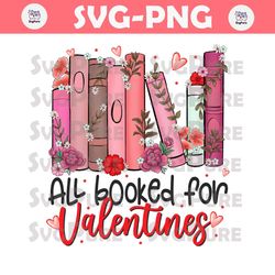 Floral All Booked for Valentines PNG