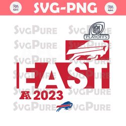 Buffalo Bills 2023 AFC East Division Champions SVG