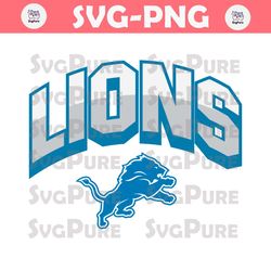 Vintage Lions Football NFL Team Svg Digital Download