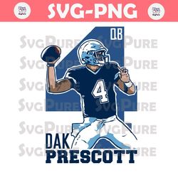 Dak Prescott Dallas Cowboys Player Svg Digital Download