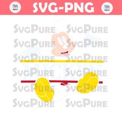 Cute Mickey Mouse Disney Character SVG