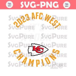 2023 AFC West Champions Its A Lock SVG