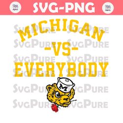 Michigan VS Everybody Rose Bowl Game Svg Digital Download