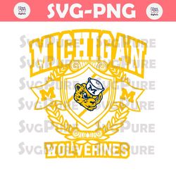 Vintage Michigan Wolverines Svg Cricut Digital Download