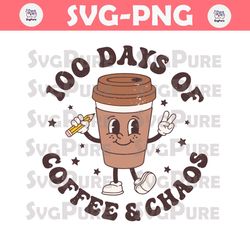 100 Days of Coffee and Chaos SVG