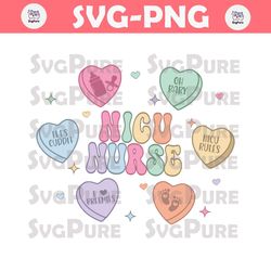 Oh Baby NICU Nurse Valentines SVG