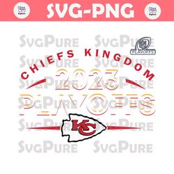 Chiefs Kingdom 2023 NFL Playoffs SVG