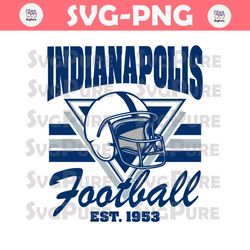Vintage Indianapolis Colts Football Svg Digital Download