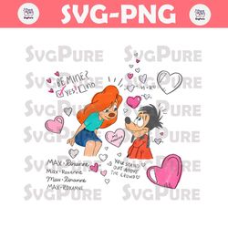 Disney A Goofy Movie Max and Roxanne PNG