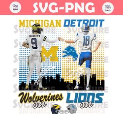 Michigan Wolverines Vs Detroit Lions PNG