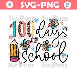 100 Days of School Back To School PNG