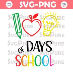 100 Days Of School Funny Teacher SVG