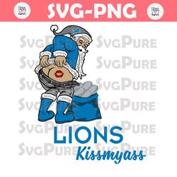 If You Dont Like Detroit Lions Merry Kissmyass Svg