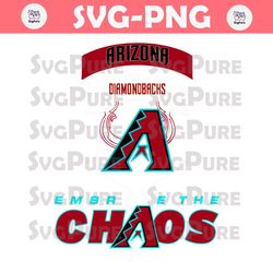Arizona Diamondbacks Embrace The Chaos SVG Cricut Files