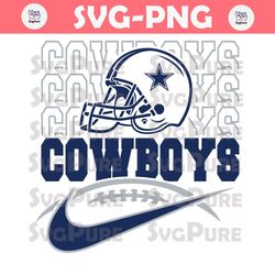 Vintage Dallas Cowboys Helmet Svg Digital