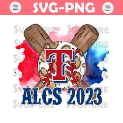 Baseball Rangers ALCS 2023 Champions MLB Team PNG File