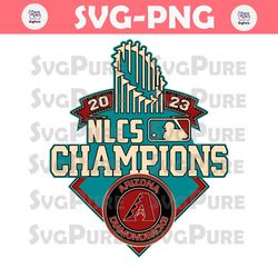 Retro NLCS 2023 Champions Arizona Diamondbacks SVG File