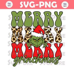 Merry Grinchmas PNG, Christmas PNG, Xmas Holiday PNG, Retro Christmas PNGC, Grinchmas Lights PNG