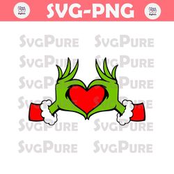 Grinch Heart Svg, Pn, Dxf, Grinch Hands Heart Svg, Layered Grinch SVG, Grinch Face SVG, Cindy Lou Who, MaxFace Svg, Grin