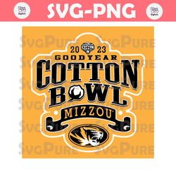 Cotton Bowl 2023 Mizzou Football SVG
