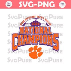NCAA Soccer National Champions Clemson Tigers SVG