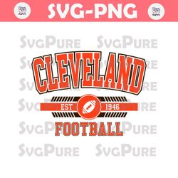 Cleveland Football Svg Cricut Digital Download