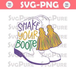 Shake Your Bootie Mardi Gras SVG