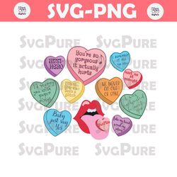 Candy Hearts Taylors Version Valentines SVG