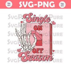 Single Season On Off Skeleton Hand SVG