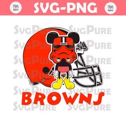 Mickey Mouse Stormtrooper Cleveland Browns SVG