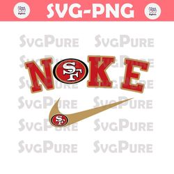Nike Logo San Francisco 49ers SVG Digital Download